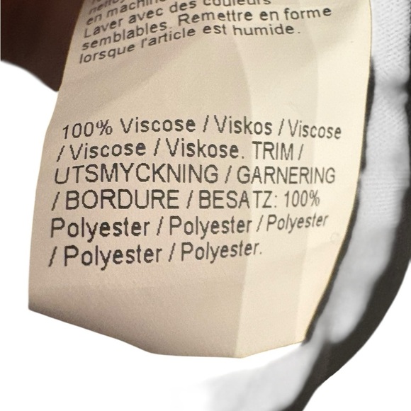 River Island Black Blouse with Metallic Ruffles - Picture 2 of 3